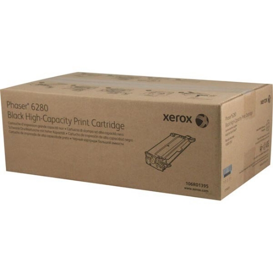 Picture of Xerox 106R01395 Black Laser Toner Cartridge (8000 Yield)