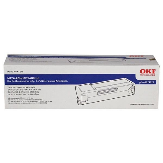 Picture of Okidata 43979222 OEM Black Toner