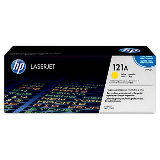 Picture of HP C9702A (HP 121A) Yellow Toner Cartridge (4000 Yield)