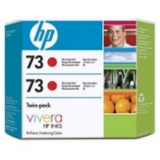 Picture of HP CD952A (HP 73) OEM Red Inkjet Cartridge (2 pk)