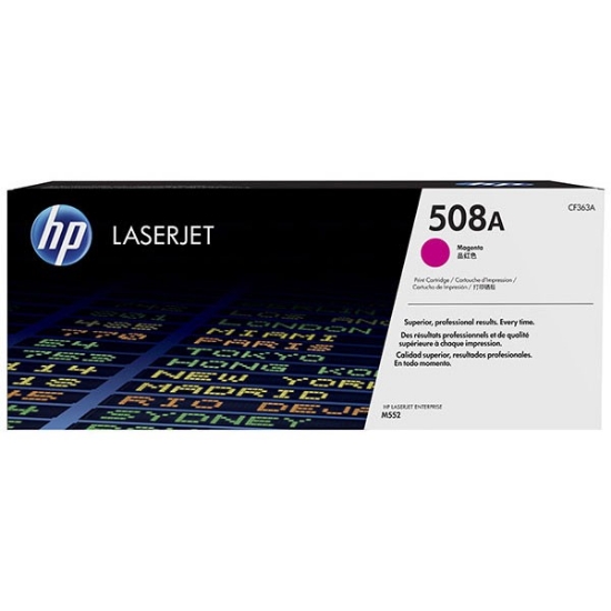 Picture of HP CF363AC (HP 508A) OEM Magenta Toner Cartridge (5000 Yield)