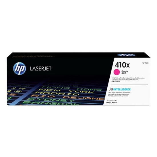 Picture of HP CF413X (HP 410X) OEM High Yield Magenta Toner Cartridge