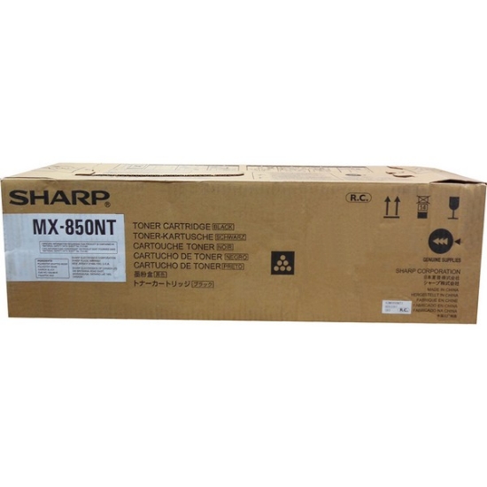 Picture of Sharp MX-850NT Black Toner Cartridge (120000 Yield)