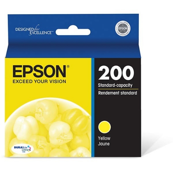 Picture of Epson T200420 (Epson 200) High Yield Yellow Inkjet Cartridge (450 Yield)