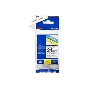 Picture of Tze Standard Adhesive Laminated Labeling Tape, 0.94" X 26.2 Ft, Black On White