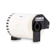 Picture of Continuous Length Shipping Label Tape For Ql-1050, 4" X 100 Ft Roll, White