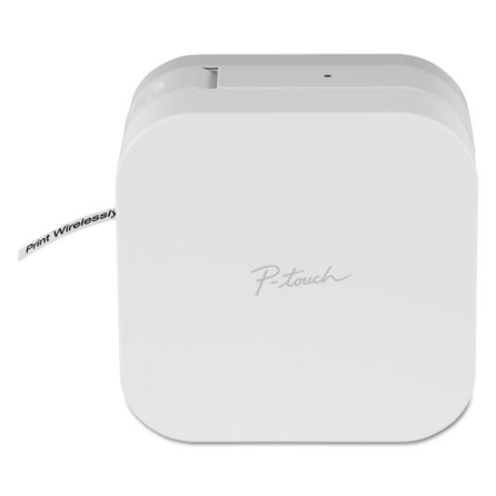 Picture of Pt-P300bt P-Touch Cube Label Maker, 20 Mm/s Print Speed, 2.5 X 4.6 X 4.6