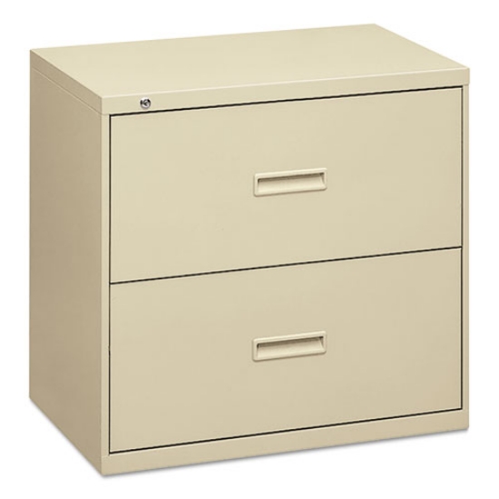 Picture of 400 Series Lateral File, 2 Legal/letter-Size File Drawers, Putty, 30" X 18" X 28"