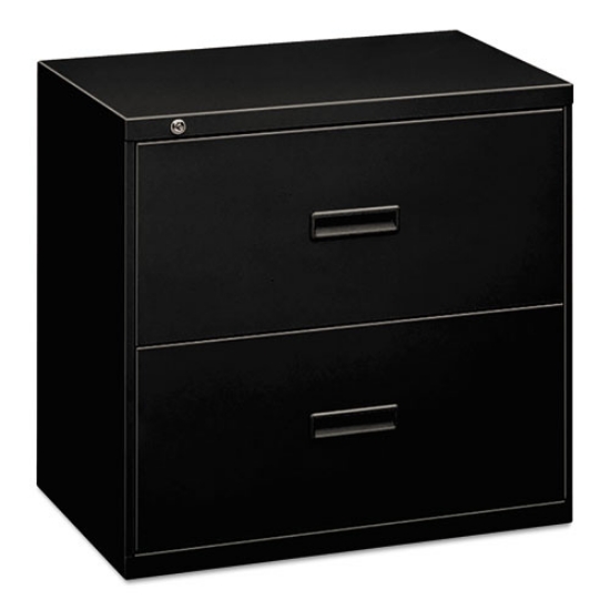 Picture of 400 Series Lateral File, 2 Legal/letter-Size File Drawers, Black, 36" X 18" X 28"