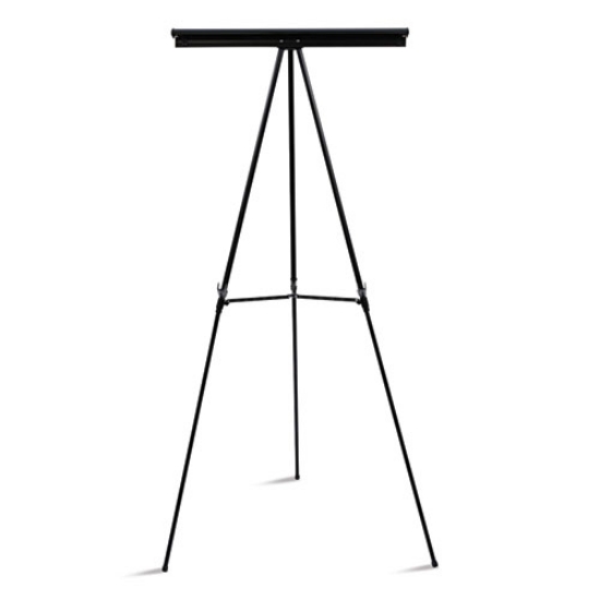 Picture of Telescoping Tripod Display Easel, Adjusts 35" To 64" High, Metal, Black