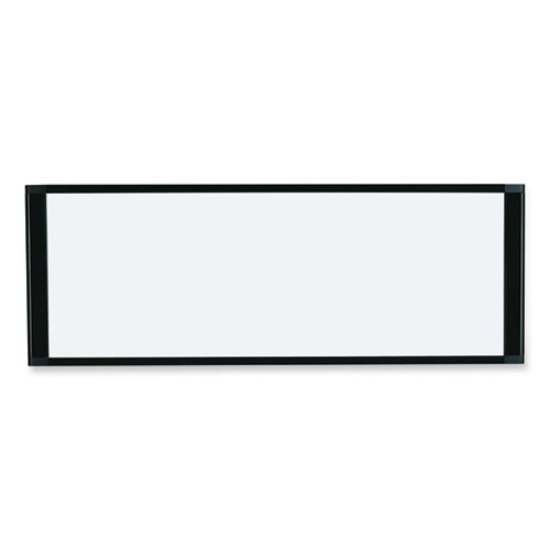 Picture of cubicle workstation dry erase board, 36 x 18, white surface, black aluminum frame