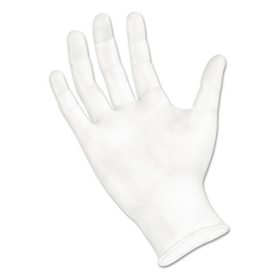 Picture of Exam Vinyl Gloves, Powder/latex-Free, 3 3/5 Mil, Clear, Medium, 100/box