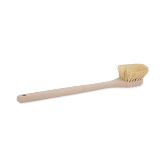 Picture of Utility Brush, Cream Tampico Bristles, 5.5" Brush, 14.5" Tan Plastic Handle