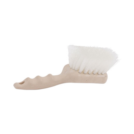 Picture of Utility Brush, Cream Nylon Bristles, 5.5" Brush, 3.5" Tan Plastic Handle