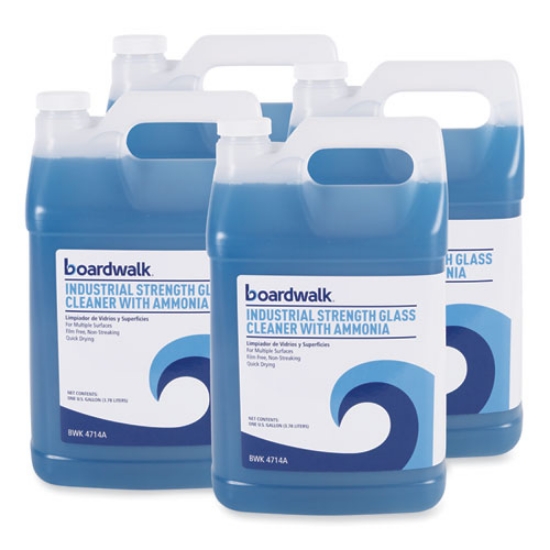 Picture of Industrial Strength Glass Cleaner With Ammonia, 1 Gal Bottle, 4/carton