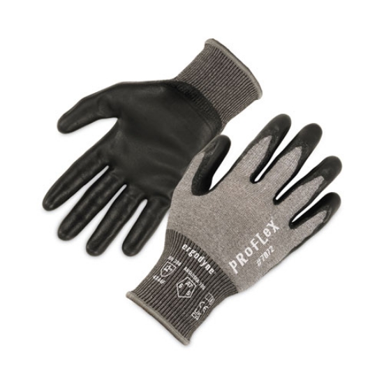 Picture of ProFlex 7072 ANSI A7 Nitrile-Coated CR Gloves, Gray, Medium, Pair, Ships in 1-3 Business Days