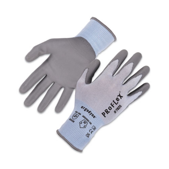 Picture of ProFlex 7025 ANSI A2 PU Coated CR Gloves, Blue, 2X-Large, 12 Pairs/Pack, Ships in 1-3 Business Days
