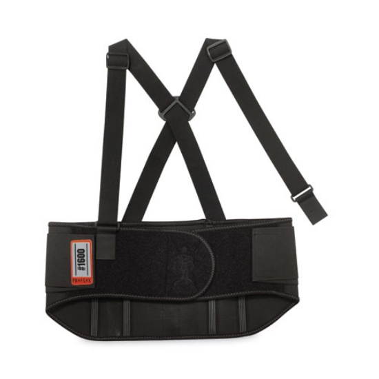 Picture of ProFlex 1600 Standard Elastic Back Support Brace, Small, 25" to 30" Waist, Black, Ships in 1-3 Business Days