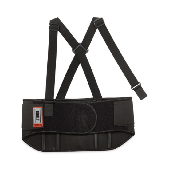 Picture of ProFlex 1600 Standard Elastic Back Support Brace, Medium, 30" to 34" Waist, Black, Ships in 1-3 Business Days