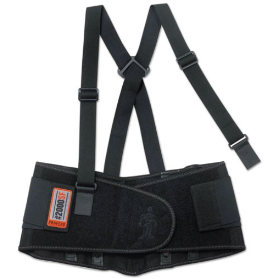 Picture of ProFlex 2000SF High-Performance Spandex Back Support Brace, Medium, 30" to 34" Waist, Black