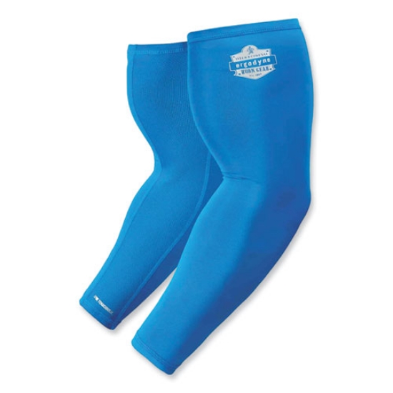 Picture of Chill-Its 6690 Performance Knit Cooling Arm Sleeve, Polyester/Spandex, X-Large, Blue, 2 Sleeves, Ships in 1-3 Business Days