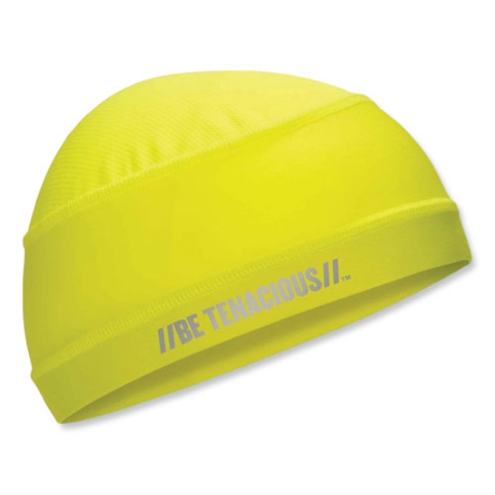 Picture of Chill-Its 6632 Performance Knit Cooling Skull Cap, Polyester/Spandex, One Size Fits Most, Lime, Ships in 1-3 Business Days