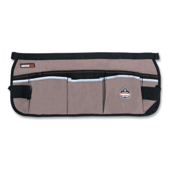 Picture of Arsenal 5706 13-Pocket Waist Apron, 13 Compartments, 23 x 9, Canvas, Gray, Ships in 1-3 Business Days