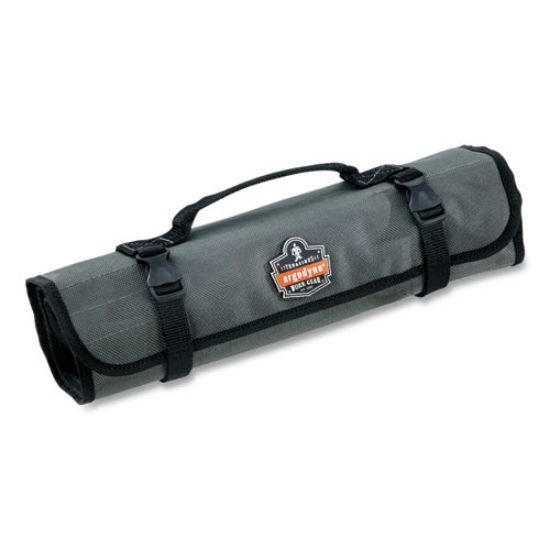 Picture of Arsenal 5870 Tool Roll-Up, 25 Compartments, 27 x 14.5, Polyester, Gray, Ships in 1-3 Business Days