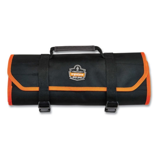 Picture of Arsenal 5871 Polyester Tool Roll Up, 21 Compartments, 27 x 14, Polyester, Black, Ships in 1-3 Business Days