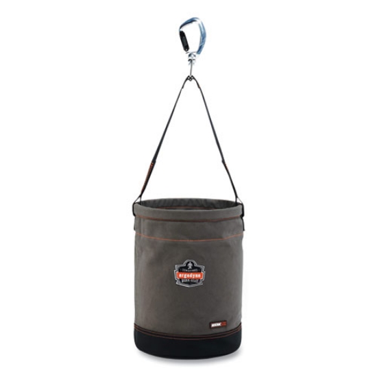 Picture of Arsenal 5940 Swiveling Carabiner Canvas Hoist Bucket, 150 lb, Gray, Ships in 1-3 Business Days