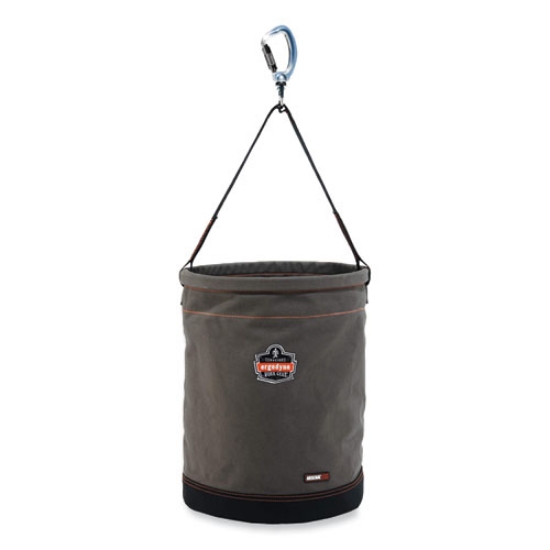 Picture of Arsenal 5945 Extra-Large Swiveling Carabiner Canvas Hoist Bucket, 150 lb, Gray, Ships in 1-3 Business Days