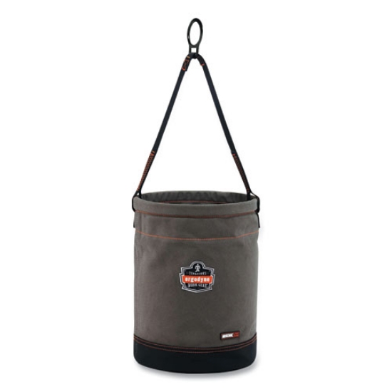 Picture of Arsenal 5960 Canvas Hoist Bucket with D-Rings, 150 lb, Gray, Ships in 1-3 Business Days