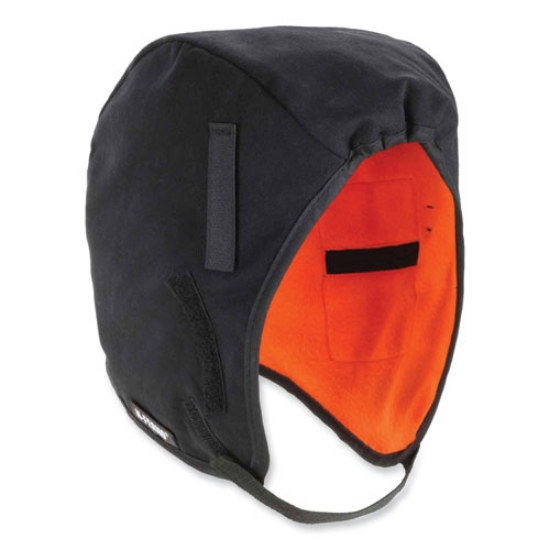 Picture of N-Ferno 6850 2-Layer Cotton Regular Winter Liner, Cotton/Fleece, One Size Fits Most, Black, Ships in 1-3 Business Days