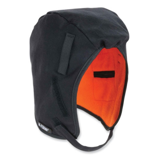 Picture of N-Ferno 6860 2-Layer FR Regular Winter Liner, Cotton/Fleece/Modacrylic, One Size Fits Most, Black, Ships in 1-3 Business Days