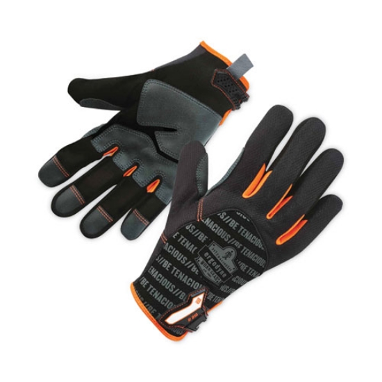 Picture of ProFlex 810 Reinforced Utility Gloves, Black, Medium, Pair, Ships in 1-3 Business Days