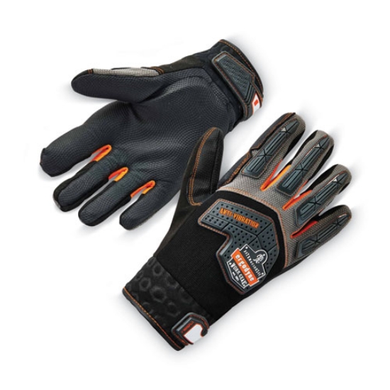 Picture of ProFlex 9015F(x) Certified Anti-Vibration Gloves and Dorsal Protection, Black, 2X-Large, Pair, Ships in 1-3 Business Days