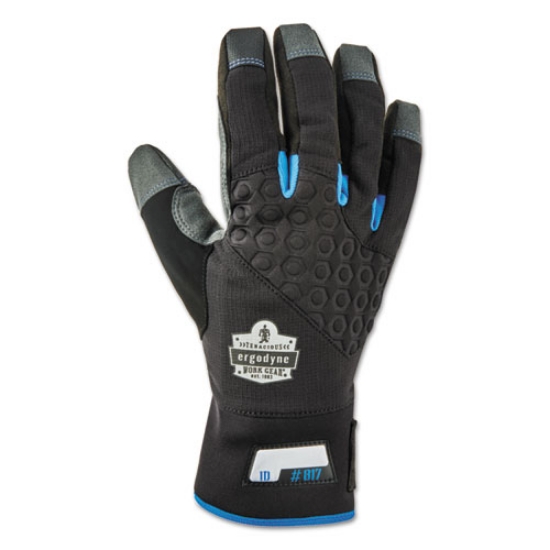 Picture of Proflex 817 Reinforced Thermal Utility Gloves, Black, X-Large, 1 Pair, Ships in 1-3 Business Days