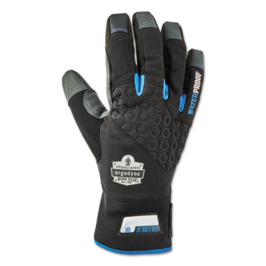 Picture of Proflex 817WP Reinforced Thermal Waterproof Utility Gloves, Black, Medium, 1 Pair, Ships in 1-3 Business Days