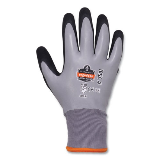 Picture of ProFlex 7501 Coated Waterproof Winter Gloves, Gray, X-Large, Pair, Ships in 1-3 Business Days