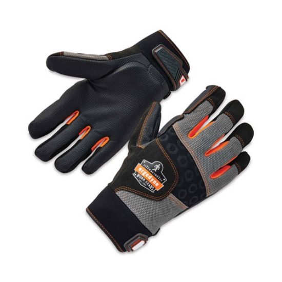 Picture of ProFlex 9002 Certified Full-Finger Anti-Vibration Gloves, Black, Large, Pair, Ships in 1-3 Business Days