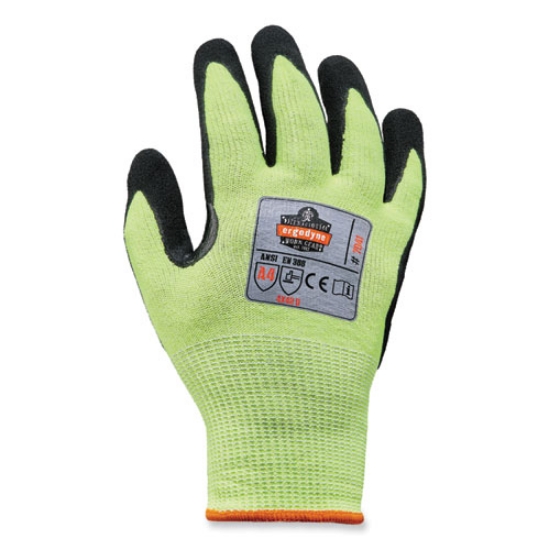 Picture of ProFlex 7041-CASE ANSI A4 Nitrile Coated CR Gloves, Lime, Medium, 144 Pairs/Carton, Ships in 1-3 Business Days