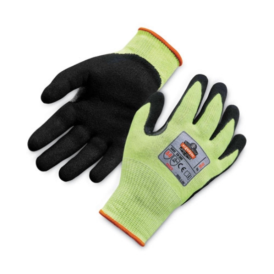Picture of ProFlex 7041 ANSI A4 Nitrile-Coated CR Gloves, Lime, Large, 144 Pairs, Ships in 1-3 Business Days
