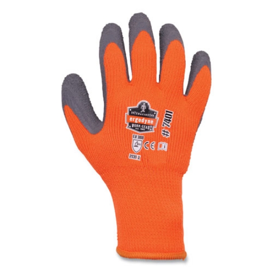 Picture of ProFlex 7401-CASE Coated Lightweight Winter Gloves, Orange, X-Large, 144 Pairs/Carton, Ships in 1-3 Business Days