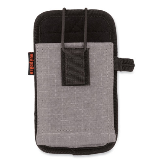 Picture of Squids 5544 Phone Style Scanner Holster w/Belt Clip and Loops, 1 Comp, 3.75 x 1.25 x 6.5, Gray, Ships in 1-3 Business Days