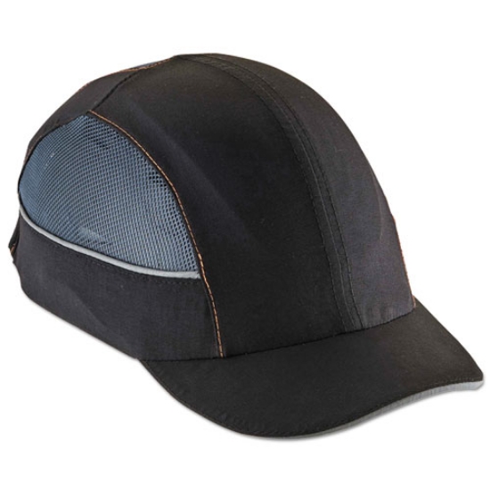 Picture of Skullerz 8960 Bump Cap with LED Lighting, Short Brim, Black, Ships in 1-3 Business Days