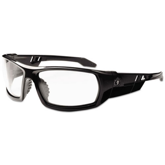Picture of Skullerz Odin Safety Glasses, Black Frame/Clear Lens, Nylon/Polycarb, Ships in 1-3 Business Days