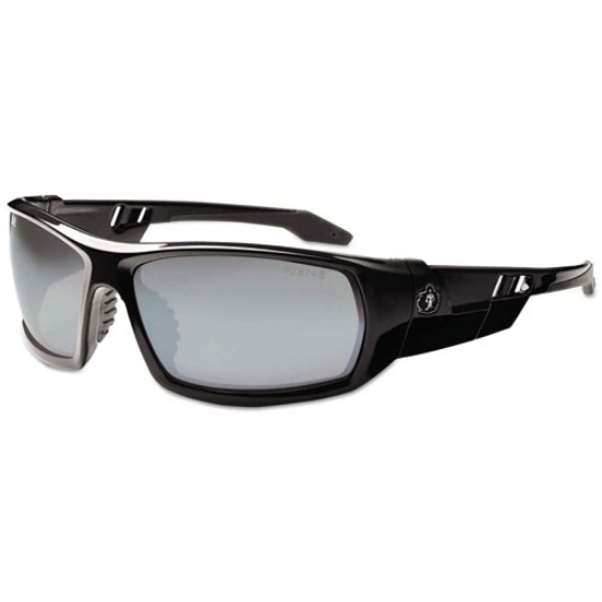 Picture of Skullerz Odin Safety Glasses, Black Frame/Silver Lens, Nylon/Polycarb, Ships in 1-3 Business Days