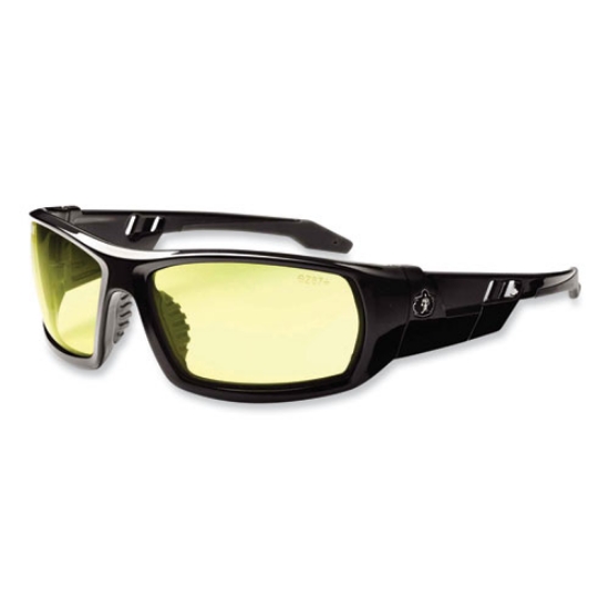 Picture of Skullerz Odin Safety Glasses, Black Nylon Impact Frame, Yellow Polycarbonate Lens, Ships in 1-3 Business Days