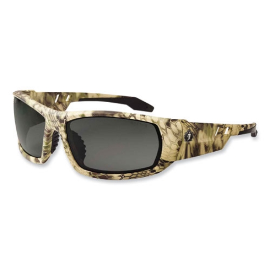 Picture of Skullerz Odin Safety Glasses, Kryptek Highlander Nylon Impact Frame, Polarized Smoke Lens, Ships in 1-3 Business Days
