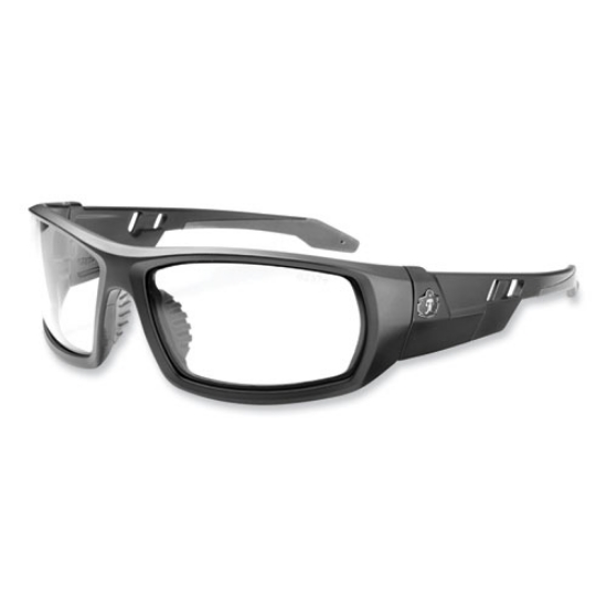 Picture of Skullerz Odin Safety Glasses, Matte Black Nylon Impact Frame, Anti-Fog Clear Polycarbonate Lens, Ships in 1-3 Business Days